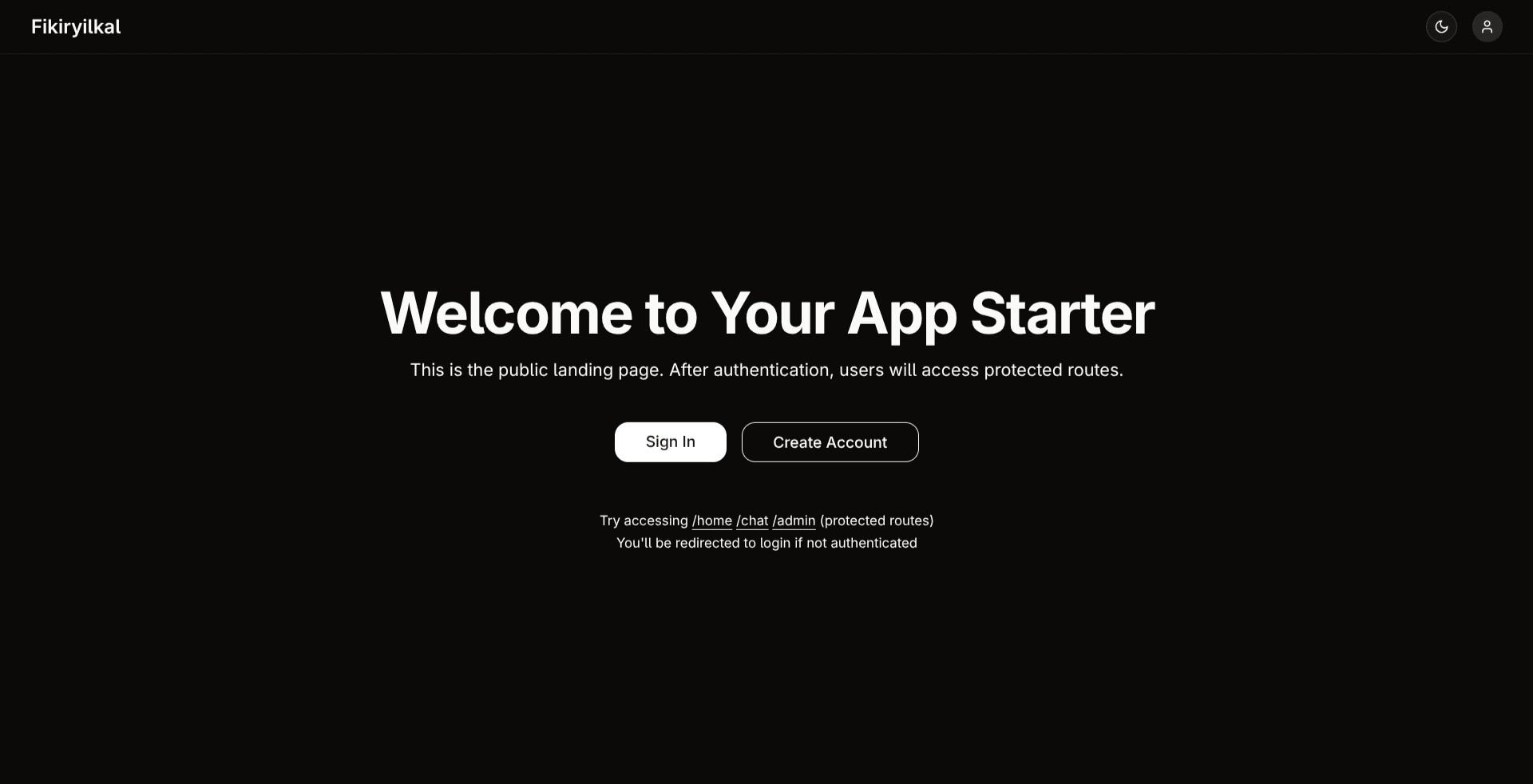 BetterAuth Starter Kit screenshot